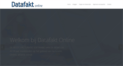 Desktop Screenshot of datafakt.be